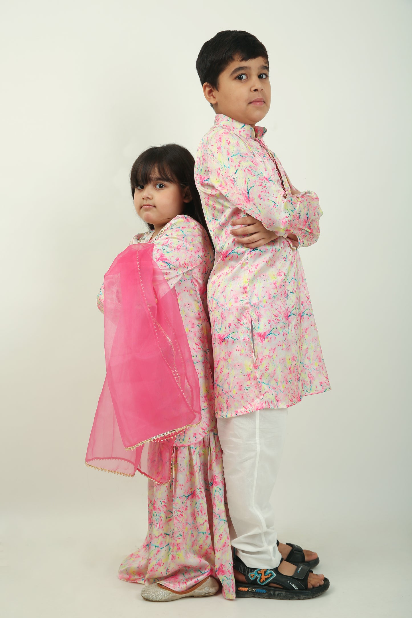 Rang Biranga Sharara Set - Girls