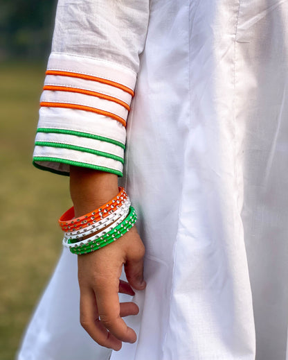 Azaad Anarkali Suit with Tiranga Dupatta